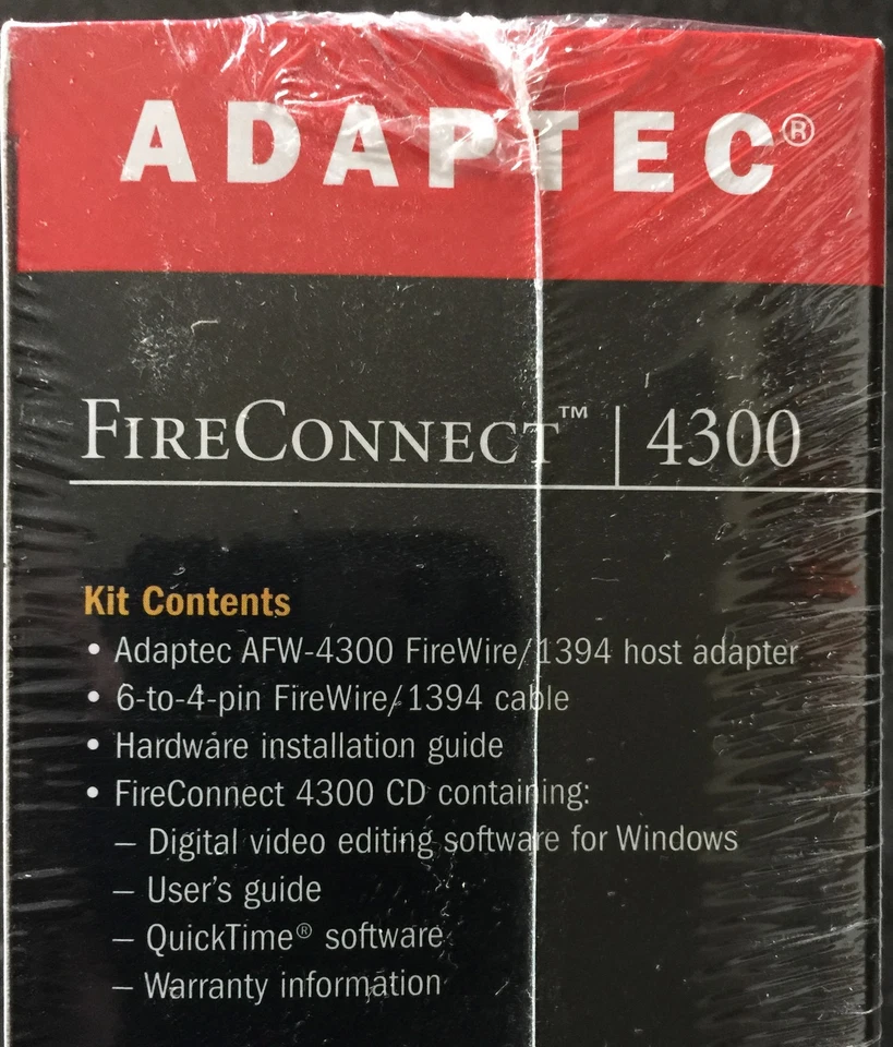 NIB - Adaptec FireConnect 4300 w video editing software 1394 - Image 4 of 4