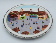 VILLEROY & BOCH DESIGN NAIF LAPLAU TEA TILE OR HOT PLATE 8"