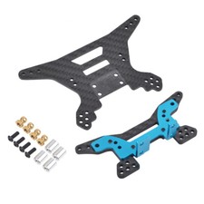 Carbon Fiber Front Rear Shock Damper/Tower Stay for Tamiya DF03 Dark Impact Kit