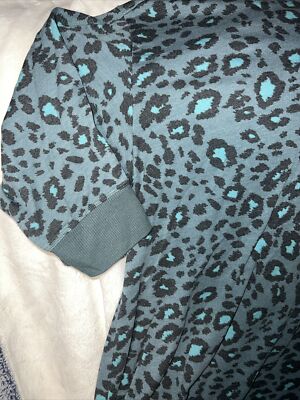 LuLaRoe Cozy Kate 3/4 Sleeve Shirt 3XL Animal Print Green Cheetah. 24/26 XXXL  