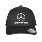 Mercedes -Benz AMG Fitted FlexFit Hat Embroidered Logo Racing Sport Black Cap