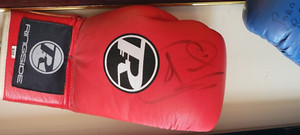 SUPER JOE CALZAGHE AUTOGRAPHED RINGSIDE BOXING GLOVE