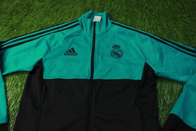 REAL MADRID 2017/2018 FOOTBALL TRACK TOP JACKET TRAINING ADIDAS