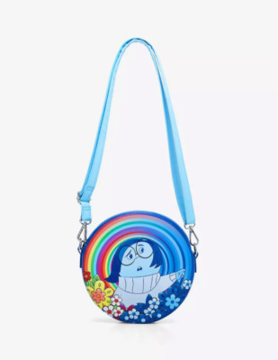 Loungefly Disney Pixar Inside Out SADNESS Circular Crossbody Bag NWT
