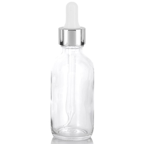 Bumobum Dropper Bottle 2 Oz, 2 Pack Amber Glass Eye Dropper Bottles