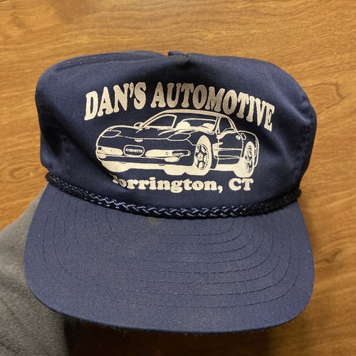 Sombrero SnapBack Dan’s Automotive Torrington Connecticut CT Corvette Car B3 de colección - Imagen 11 de 12