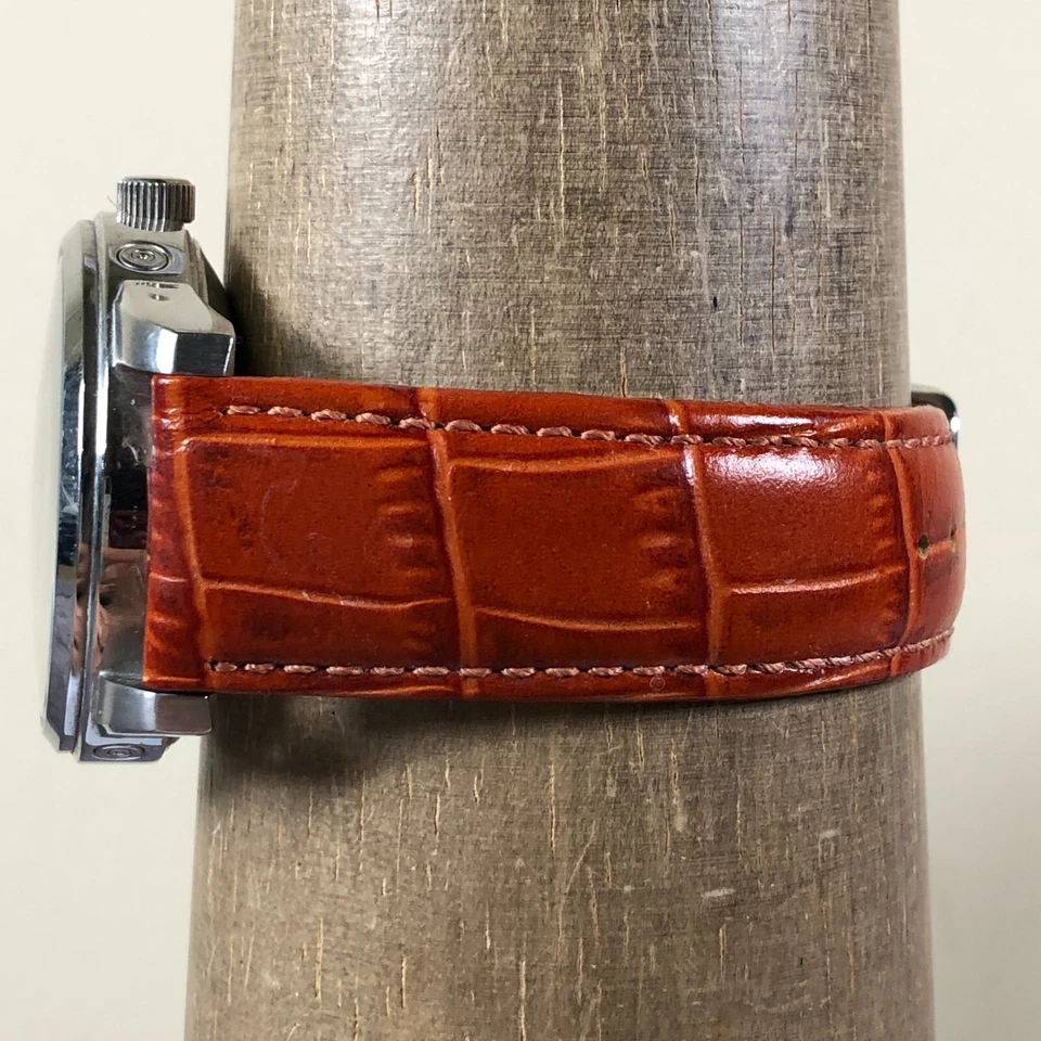 Reloj Rousseau Hombre 907-696 Vestido Esqueleto Cuero Marrón Automático 43mm 7 3/4" Foto 3 de 4