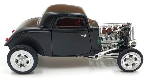 AUTOWORLD AW292 1:18 1934 FORD 3 WINDOW COUPE HIGH BOY HOT ROD - Picture 3 of 5