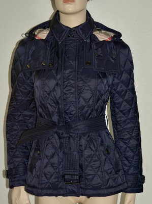 burberry short finsbridge quilted coat