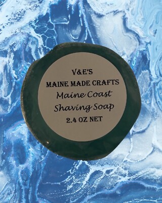 Glycerin Shaving Soap -Maine Coast