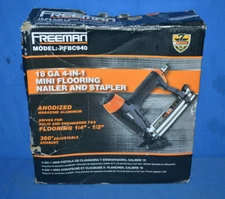 Freeman PFBC940 Pneumatic 4-in-1 18-Gauge 1-5/8″ Mini Flooring Nailer & Stapler 