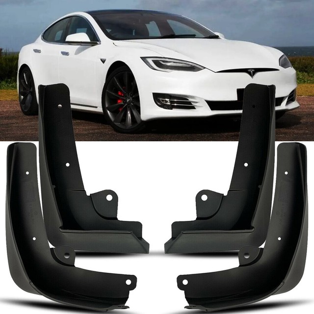 4x Splash Guards Mud Flaps Stoneguards For Tesla Model X 20162019 Rear