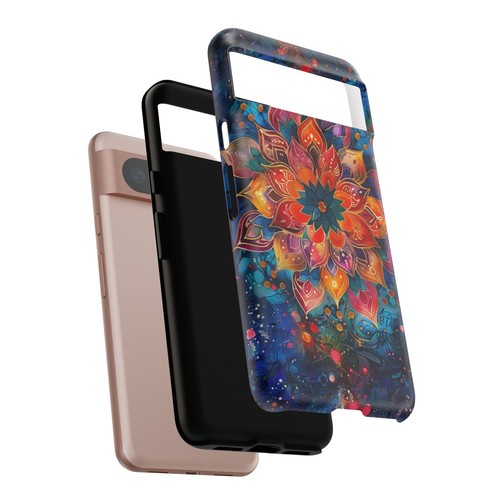 Mandala Flower Watercolor Phone Case for iPhone, Samsung Galaxy, Pixel - 第 252/256 張圖片