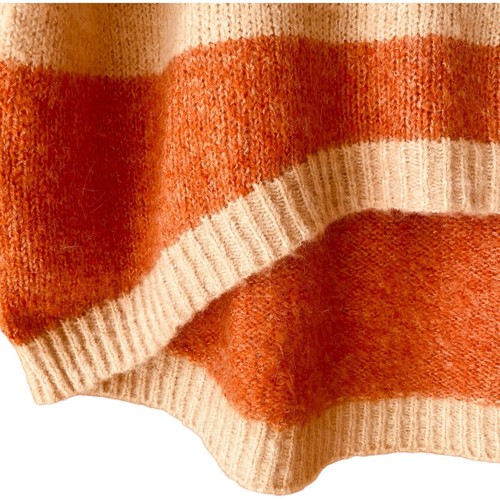 Miracle Jumper Womens Size S/M Multicoloured Striped Wool Mix Souffle - Foto 10 di 19