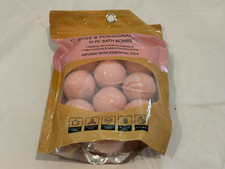 alchemy living essential oil-infused bath bombs 10-count ROSE POMEGRANETE