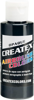 Createx Colors Opaque Airbrush Color Black 4 Oz.