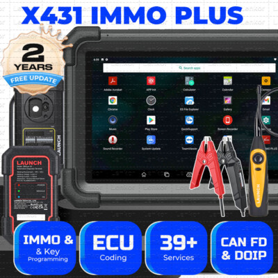 Launch X431 IMMO PLUS PRO 5 Key Programming Tool Full System Diagnostic Scanner