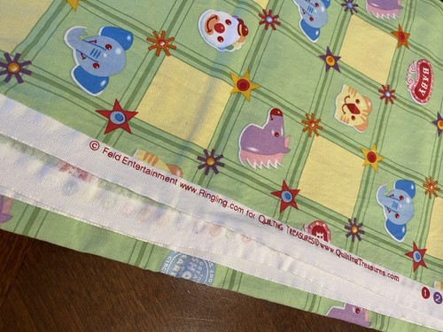 RINGLING BROTHERS BABY FROM QUILTING TREASURES- 100% COTTON FABRIC - Picture 9 of 9