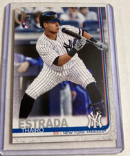 2019 Topps Update #US168- THAIRO ESTRADA Vintage Stock Parallel SP RC #'d/99