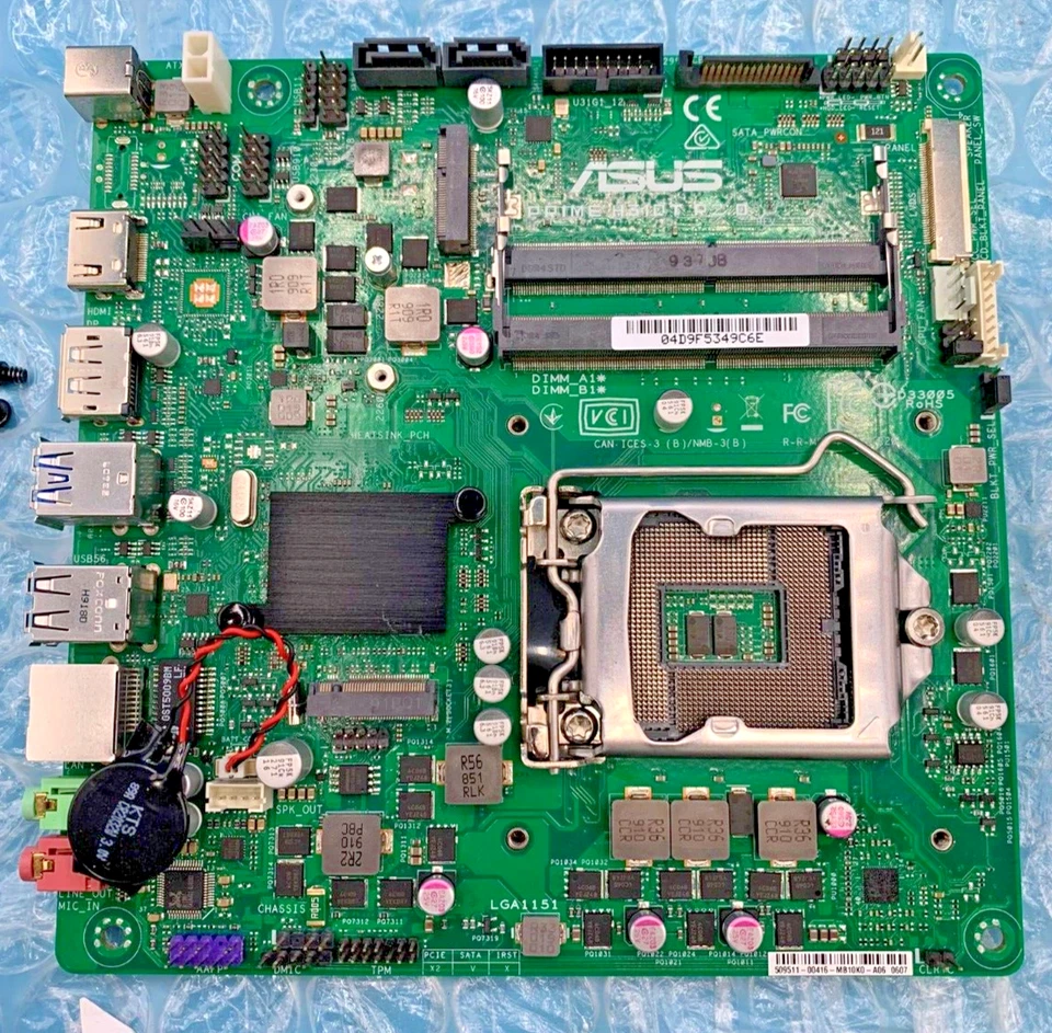 ASUS PRIME H310T R2.0 LGA1151 Motherboard Intel for 9th/8th Gen (OFFERS OK) - Image 4 of 4