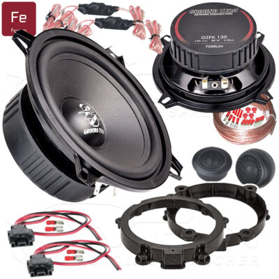 GROUND ZERO LAUTSPRECHER für VW CRAFTER I / 1 2006-2016 Front Tür 140W 130 #B05T
