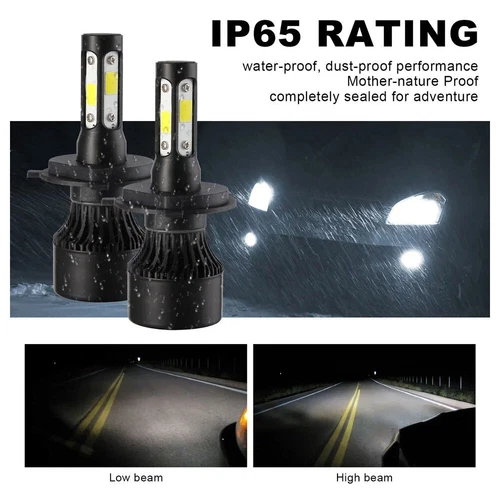 Pair 7" Round LED Headlights Hi/Lo Fit Chevy Truck 1947 1948 1949 1950 1951-57 - Picture 11 of 16