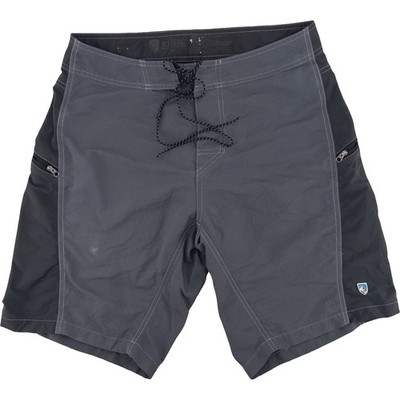 KUHL Mens 32 Mutiny Board Short Grey Technical Performance Surf Shorts
