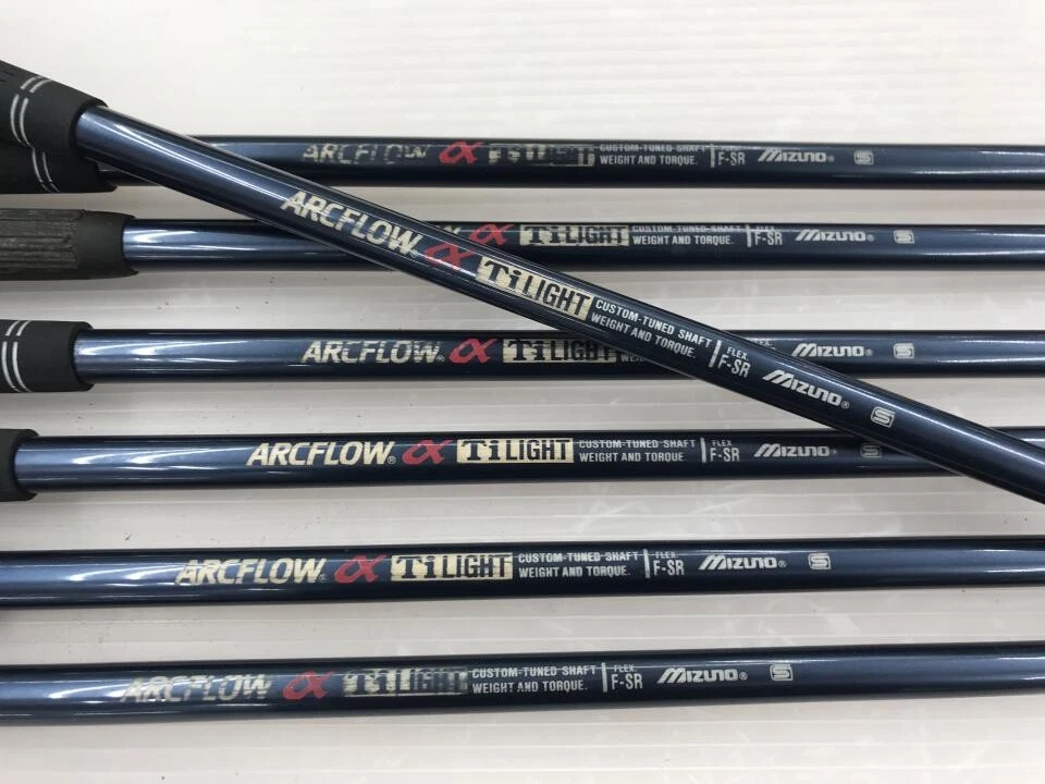 Mizuno Notus Super 65 Titanium Face Iron Set 7pcs Arc Flow α Ti Light SR - Image 4 of 4