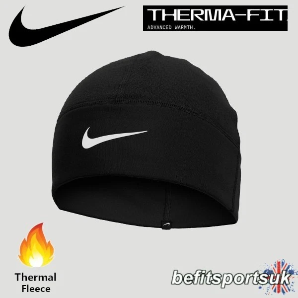 NIKE THERMA FIT BEANIE FLEECE HAT BLACK WINTER RUNNING SPORTS CASUAL UNCUFFED
Opens in a new window
