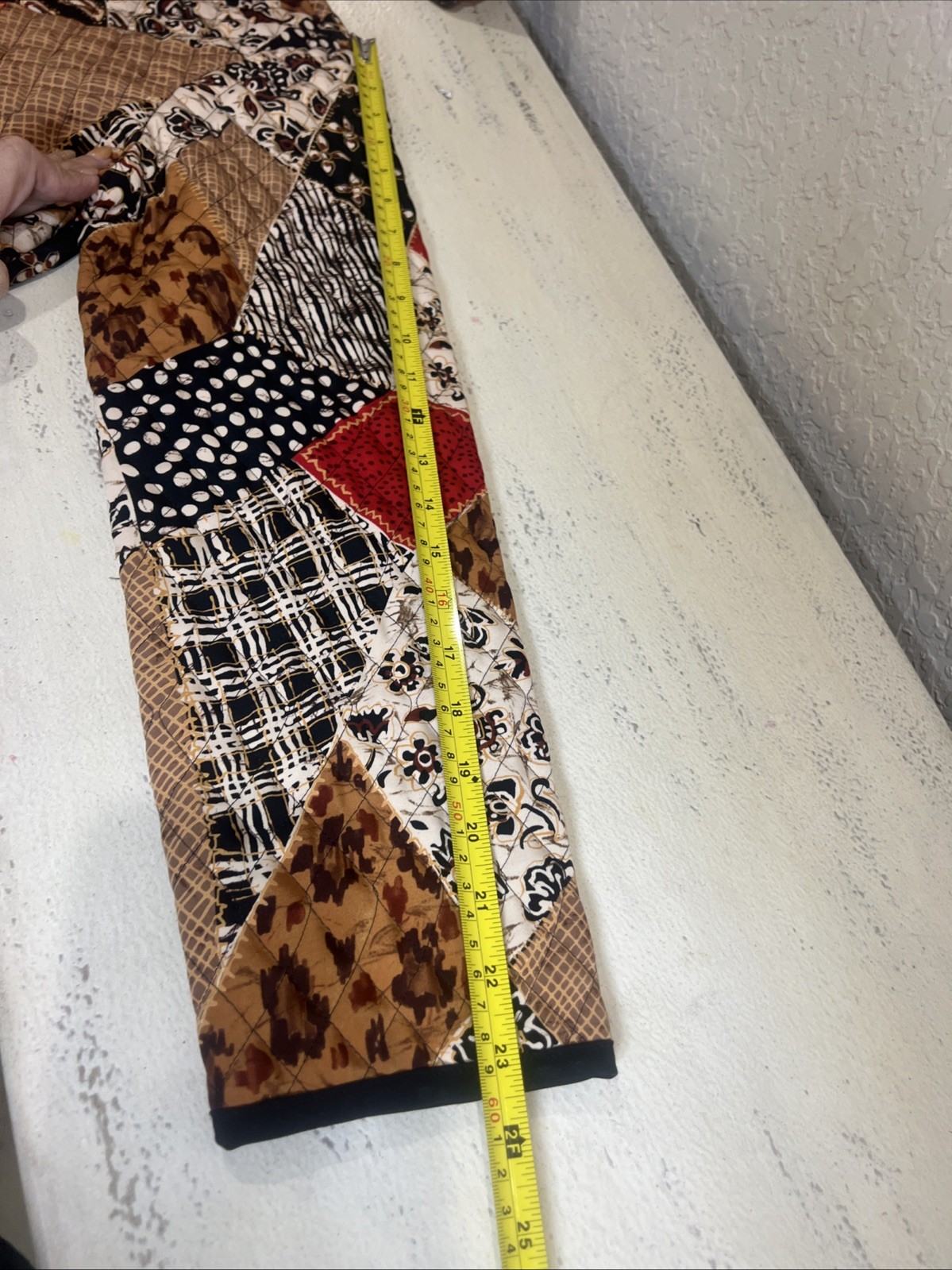 Woman’s Patchwork Quilted Jacket Size Medium-Mult… - image 5