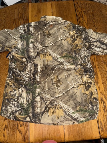 Magellan Fish Gear Shirt Mens XL Camouflage Angler Fit MagWick Realtree Xtra - Picture 5 of 6