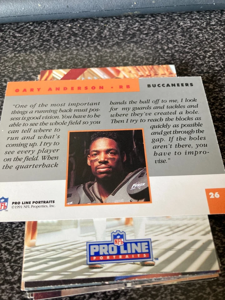 1991 PROLINE PORTYRAITS FOOTBALL 1-300,CARDS, YOU PICK! - Image 2 of 2