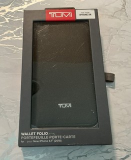 TUMI IPhone XR Card Phone Case. 6.1” 2018. NOB.