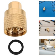 Heavy Duty Forklift Propane Female Adapter With Gasket Quick Connect Connector