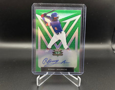 2020 Leaf Valiant RONNY MAURICIO Auto Green /99 #BA-RM2 Mets !! Combined Ship