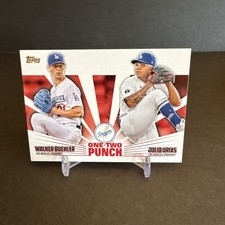 2023 Topps ONE-TWO PUNCH #12P-3 Walker Buehler / Julio Urias EX/NM