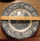 💠 Staffordshire Liberty Blue Dinner Plates - Indepence Hall - Set of 4 — photo 2