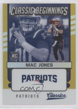 2021 Panini Classics Classic Beginnings Gold 67/75 Mac Jones #CB-MJ 0u8k