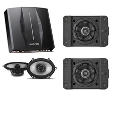Alpine PXE-C80-88, SS-SB12, S2-S68, OPTIM8 DSP Amp & Subwoofer Bundle