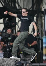 Chester Bennington of Linkin Park at LIVE 8 Philadelphia Show at P- Old Photo 2