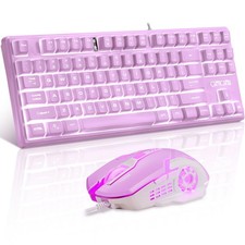 Gaming Keyboard Mouse Combo Mechanical Anti-ghosting RGB PC Set