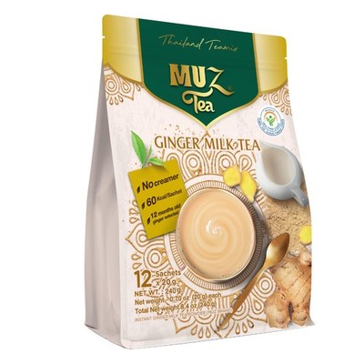 Premium Instant Ginger Tea with Real Milk, Coconut Blossom Sugar & Ginger , L...