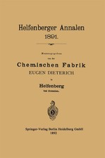 Eugen Dieterich | Helfenberger Annalen 1891 |...
