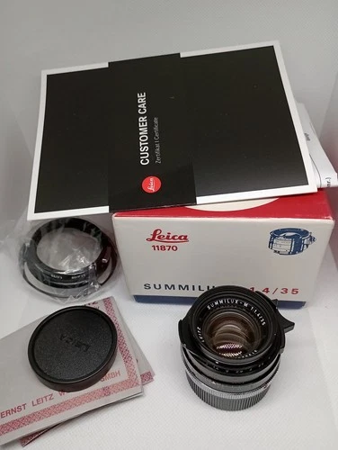 Leica M Summilux 35mm F1.4 11870 NEARLY NEW / NEARLY NEW -- SERVICED