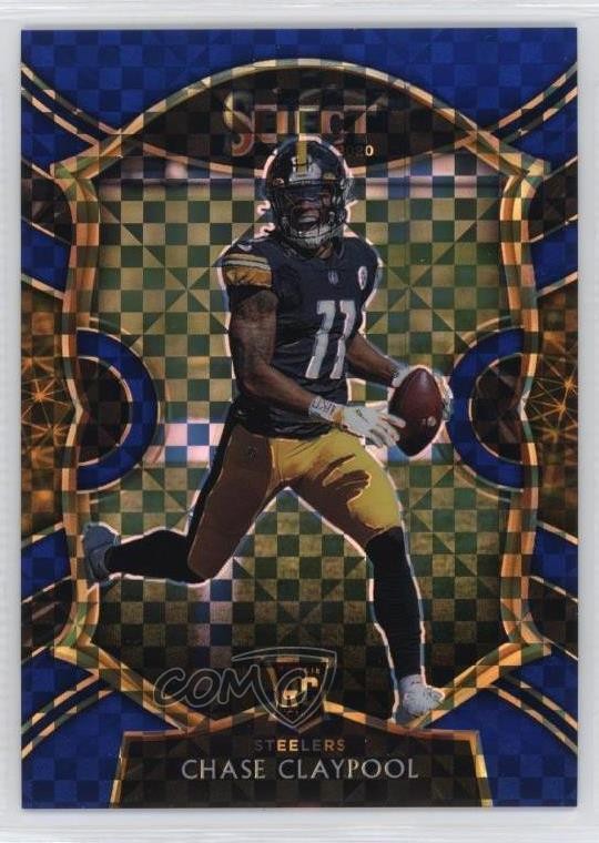 2020 Panini Select Concourse Blue Prizm 128/175 Chase Claypool #70 0zg6