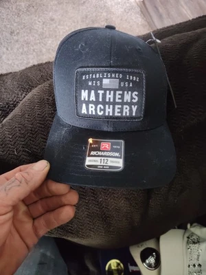 Richardson Style 112 Mathews Archery Snapback Hat Black - Image 1 of 3