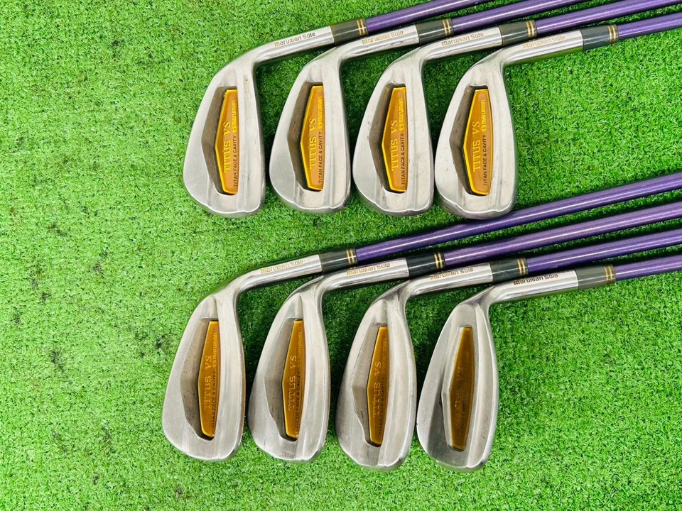 Maruman Titus VS Iron Set 5-9+PW+AW+SW RH Carbofit Violet Ladies Graphite EL4296 - Image 2 of 4