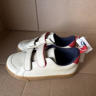 NEW Old Navy Toddlers Secure-Close Sneakers Tan Vintage Color Size 9