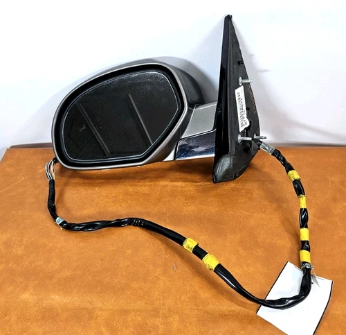 2007-2014 CADILLAC ESCALADE LEFT DRIVER SIDE POWER MIRROR BLIND SPOT OEM USED#4