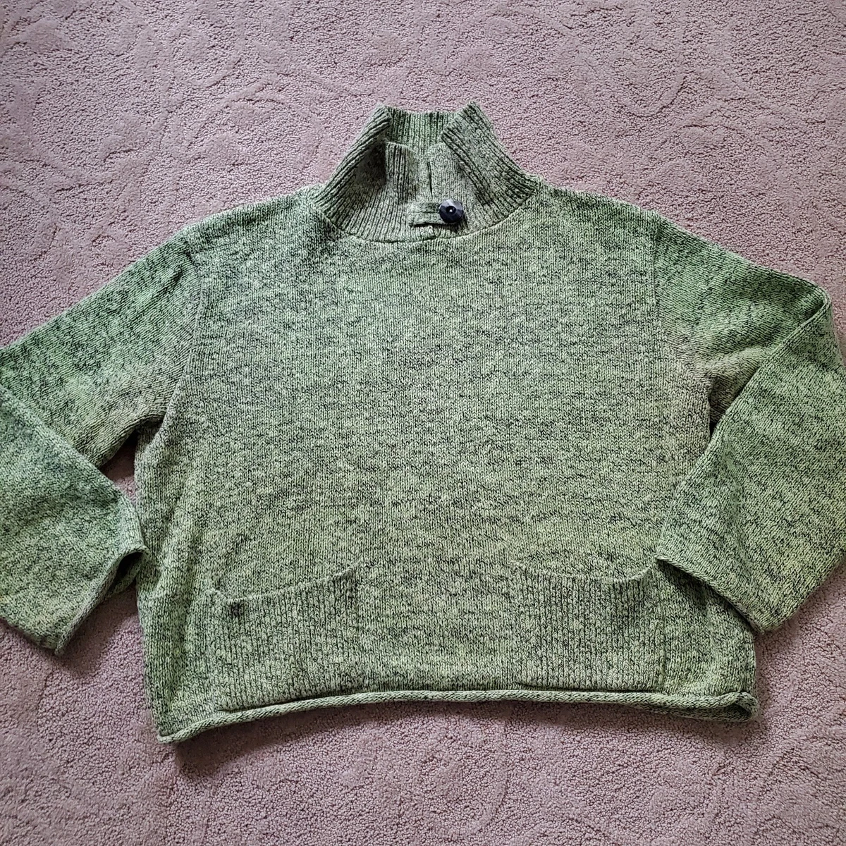 Terra & Sky Women's Plus Size Pullover Sweater with Center Seam